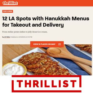 12 LA Spots with Hanukkah Menus for Takeout and Delivery